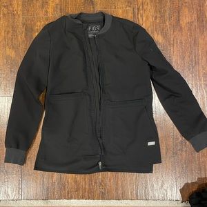 Xxs black figs jacket